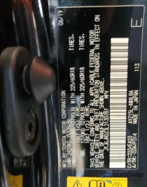 2020 Lexus Nx 300H from USA, damaged, VIN JTJGJRDZ3L2130787